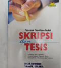 Pedoman penulisan ilmiah Skripsi dan Tesis