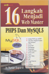 16 Langkah menjadi web master = PHP5 dan MySQL5