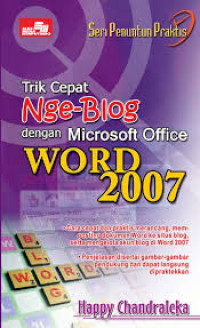 Trik cepat nge-Blog denga  microsoft office word 2007