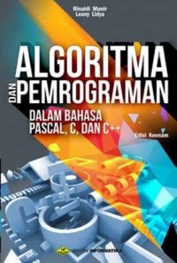 Algoritma Dan Pemrograman Dalam Bahasa Pascal, C, Dan C++