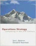 Operationas Strategy Competing in The 21st Century