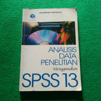 Analisis Data Pnelitian menggunakan SPSS13