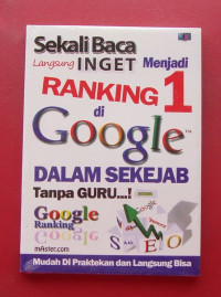 Sekali Baca Langsung Inget Menjadi Ranking 1 Di Google Dalam Sekejab Tanpa Guru..!