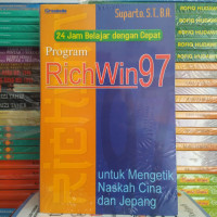 24 Jam Belajar dengan Cepat Program Richwin97