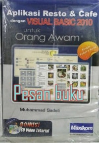 Aplikasi Resto & Cafe dengan Visual Basic 2010 untuk Orang Awam