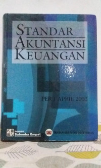 Standar Akuntansi Keuangan Per 1 April 2002