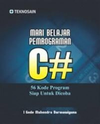 Mari Belajar Pemrograman c#