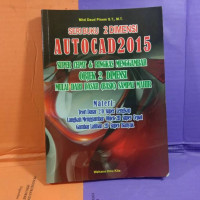 Seri Buku 2 Dimensi Autocad 2015