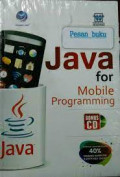 Java for Mobile Programming