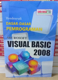 dasar dasar pemograman microsoft visual basic 2008