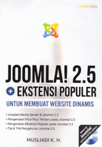 Joomla! 2.5 ekstensi populer untuk membuat website dinamis