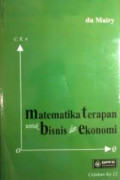 Matimatika Terapan Untuk bisnis Dan Ekonomi