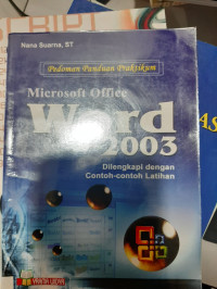 Pedoman Panduan Praktikum Microsoft Word 2003