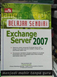 Image of Belajar Sendiri Exchange Server 2007